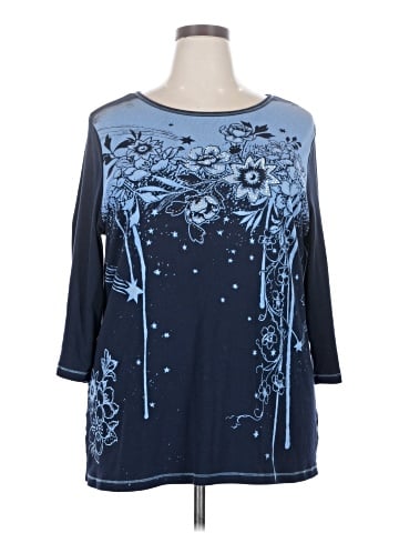 Essentials 3/4 Sleeve Top (view 1)