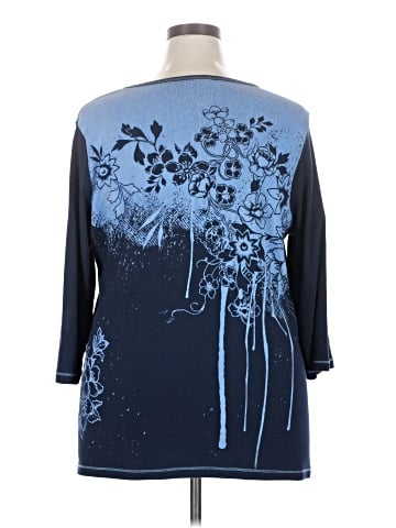 Essentials 3/4 Sleeve Top (view 2)