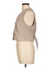 Apostrophe Tan Sleeveless Blouse Size L - photo 5