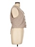 Apostrophe Tan Sleeveless Blouse Size L - photo 4