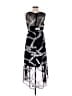 Marc by Marc Jacobs 100% Polyester Graphic Black Cocktail Dress Size 6 - photo 2