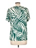 Nine West Green Short Sleeve Blouse Size L - photo 2