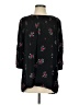 J.Jill 100% Rayon Black 3/4 Sleeve Blouse Size S - photo 1