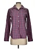 Pendleton 100% Cotton Plaid Burgundy Long Sleeve Button-Down Shirt Size S - photo 1