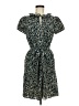 Ann Taylor LOFT 100% Polyester Blue Casual Dress Size Med Petite - photo 1