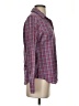 Pendleton 100% Cotton Plaid Burgundy Long Sleeve Button-Down Shirt Size S - photo 4