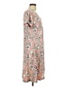 Just Be... Floral Tan Casual Dress Size L - photo 4