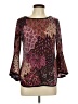 Sam and Jess Burgundy 3/4 Sleeve Blouse Size L (petite) - photo 1
