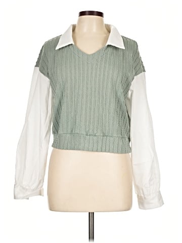 Papaya Long Sleeve Blouse (view 1)