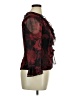 DressBarn 100% Polyester Burgundy 3/4 Sleeve Blouse Size 12 - photo 4