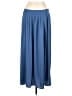 Chico's 100% Polyester Solid Blue Casual Skirt Size Med (1.5) - photo 1