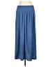 Chico's 100% Polyester Solid Blue Casual Skirt Size Med (1.5) - photo 2