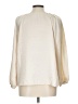 Ann Taylor LOFT 100% Polyester Ivory 3/4 Sleeve Blouse Size L - photo 2