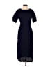 Uniqlo 100% Polyester Solid Blue Cocktail Dress Size S - photo 1