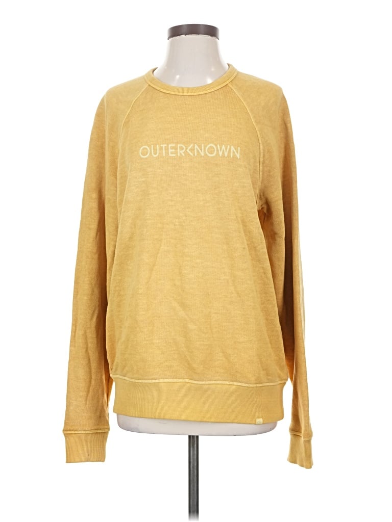 Pre-owned Outerknown Sweatshirt In Yellow