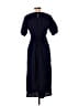 Uniqlo 100% Polyester Solid Blue Cocktail Dress Size S - photo 2