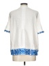 J. McLaughlin White 3/4 Sleeve Blouse Size L - photo 2