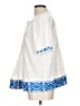 J. McLaughlin White 3/4 Sleeve Blouse Size L - photo 5