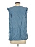 Liz Claiborne Blue Sleeveless Blouse Size L - photo 2