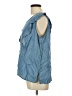 Liz Claiborne Blue Sleeveless Blouse Size L - photo 5
