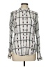 Maurices Gray Long Sleeve Blouse Size L - photo 1