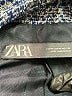 Zara Tweed Blue Blazer Size M - photo 6
