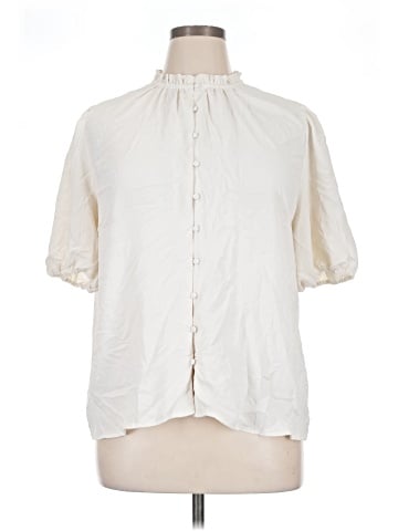 Ann Taylor Short Sleeve Blouse (view 1)