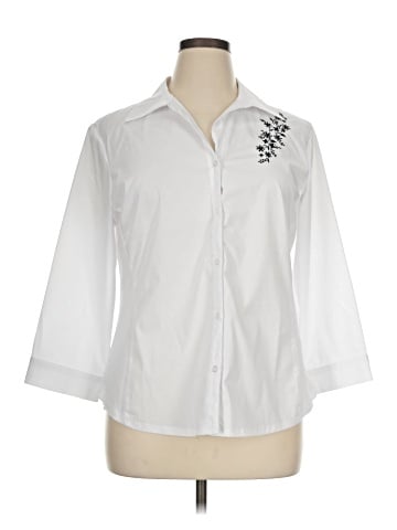 Zac & Rachel 3/4 Sleeve Button-Down Shirt (view 1)