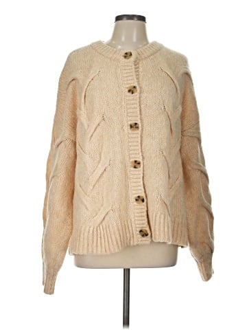 Madewell Cable Ashmont Cardigan Sweater (view 1)