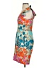 Jessica Simpson Print Blue Cocktail Dress Size 4 - photo 5