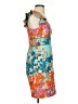 Jessica Simpson Print Blue Cocktail Dress Size 4 - photo 4