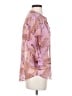 CAbi 100% Polyester Animal Print Pink 3/4 Sleeve Blouse Size S - photo 4