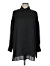 Zara Solid Black 3/4 Sleeve Blouse Size L - photo 1