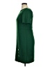 DKNY Solid Green Casual Dress Size 14 - photo 5