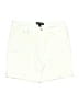 DKNY Jeans Solid Ivory Shorts Size 12 - photo 1