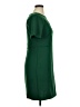 DKNY Solid Green Casual Dress Size 14 - photo 4