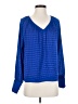 Calvin Klein Blue Long Sleeve Blouse Size S - photo 1