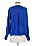 Calvin Klein Blue Long Sleeve Blouse Size S - photo 2