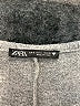 Zara Solid Gray Casual Dress Size S - photo 7