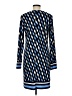 MICHAEL Michael Kors Graphic Blue Casual Dress Size M - photo 2