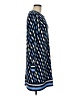 MICHAEL Michael Kors Graphic Blue Casual Dress Size M - photo 4