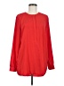 NYDJ 100% Polyester Red Long Sleeve Blouse Size M - photo 1