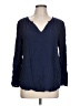 Old Navy 100% Rayon Blue Long Sleeve Blouse Size L - photo 1