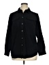 Charter Club 100% Polyester Black Long Sleeve Button-Down Shirt Size 1X - photo 1