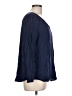 Old Navy 100% Rayon Blue Long Sleeve Blouse Size L - photo 4