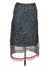Wanted Animal Print Gray Casual Skirt Size M - photo 1