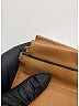 Prada 100% Leather Tan Saffiano Leather Trifold Wallet One size - photo 4