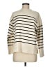 Zara Stripes Ivory Turtleneck Sweater Size M - photo 1