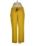 Ann Taylor LOFT Solid Yellow Casual Pants Size 4 (petite) - photo 1