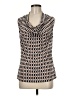 Tahari Tan Sleeveless Blouse Size M - photo 1